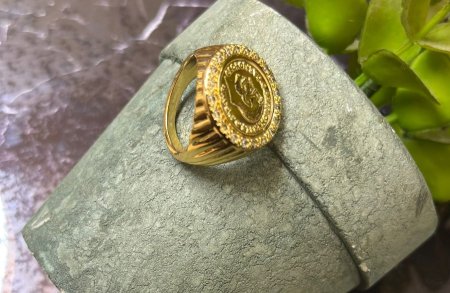 خاتم  ليره جولد